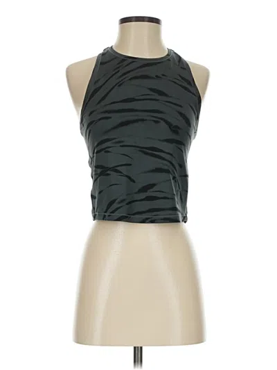 Pre-owned Athleta Tank Top Black Halter Neckline Tops