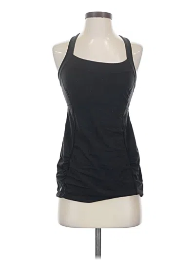 Pre-owned Athleta Tank Top Black Halter Neckline Tops