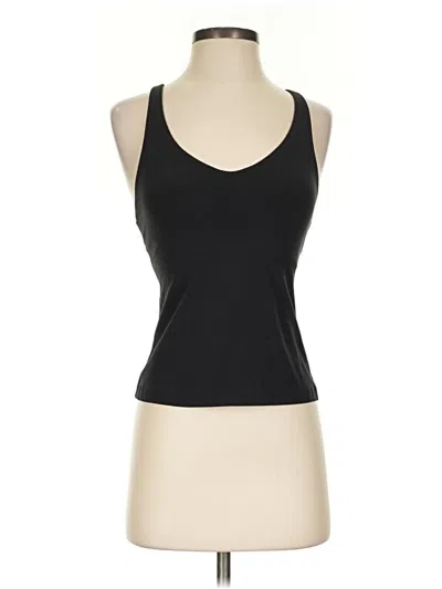 Pre-owned Athleta Tank Top Black Halter Neckline Tops