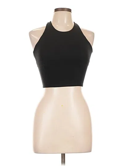Pre-owned Athleta Tank Top Black Halter Neckline Tops