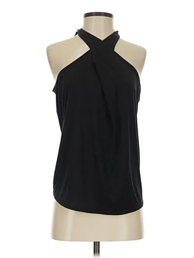 Pre-owned Athleta Tank Top Black Halter Neckline Tops