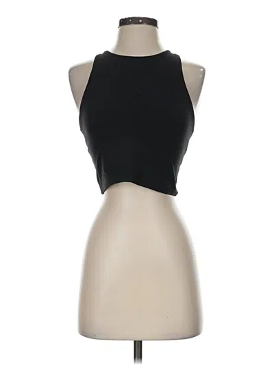 Pre-owned Athleta Tank Top Black Halter Neckline Tops