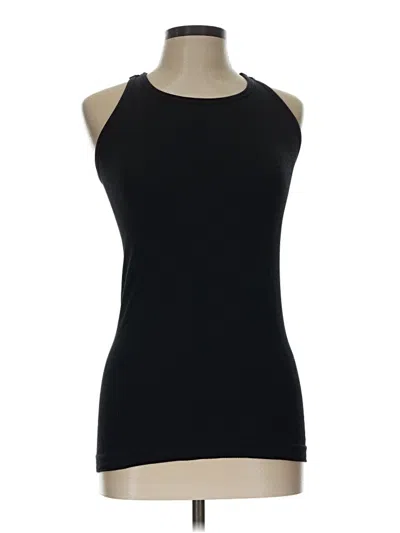 Pre-owned Athleta Tank Top Black Halter Neckline Tops