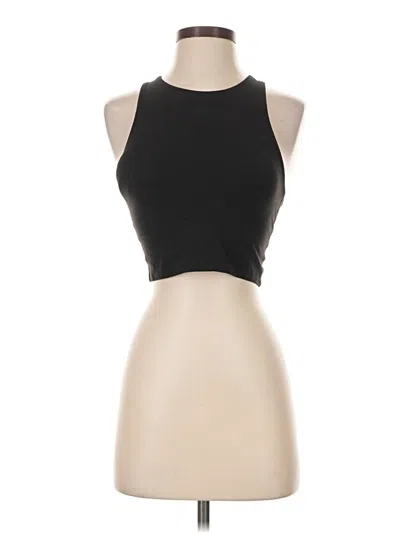Pre-owned Athleta Tank Top Black Halter Neckline Tops