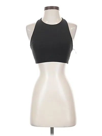 Pre-owned Athleta Tank Top Black Halter Neckline Tops