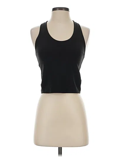 Pre-owned Athleta Tank Top Black Halter Neckline Tops