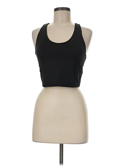 Pre-owned Athleta Tank Top Black Halter Neckline Tops