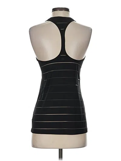 Pre-owned Athleta Tank Top Black Halter Neckline Tops