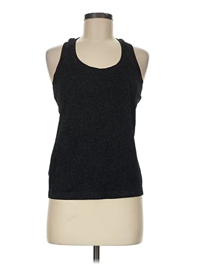 Pre-owned Athleta Tank Top Black Halter Neckline Tops