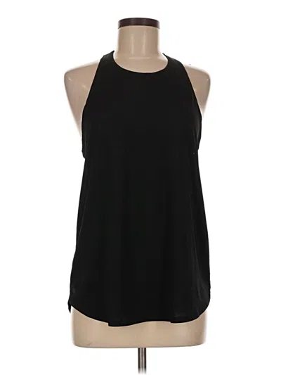 Pre-owned Athleta Tank Top Black Halter Neckline Tops