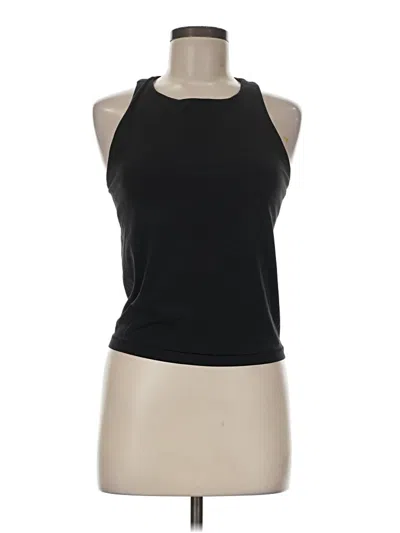 Pre-owned Athleta Tank Top Black Halter Neckline Tops