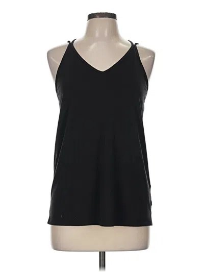 Pre-owned Athleta Tank Top Black Halter Neckline Tops