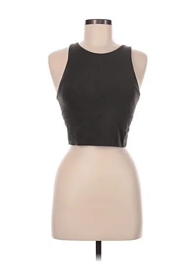 Pre-owned Athleta Tank Top Black Halter Neckline Tops