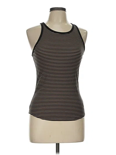 Pre-owned Athleta Tank Top Black Halter Neckline Tops