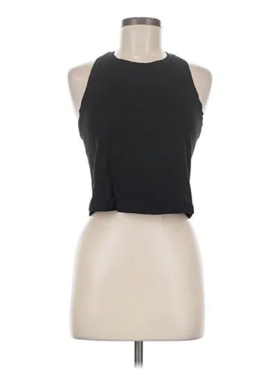 Pre-owned Athleta Tank Top Black Halter Neckline Tops