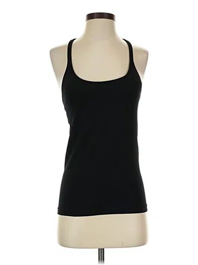 Pre-owned Athleta Tank Top Black Halter Neckline Tops