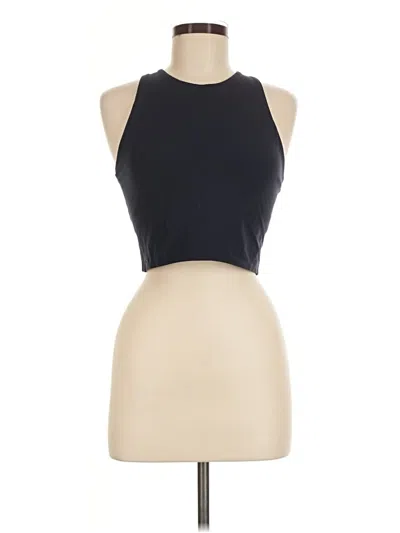 Pre-owned Athleta Tank Top Black Halter Neckline Tops