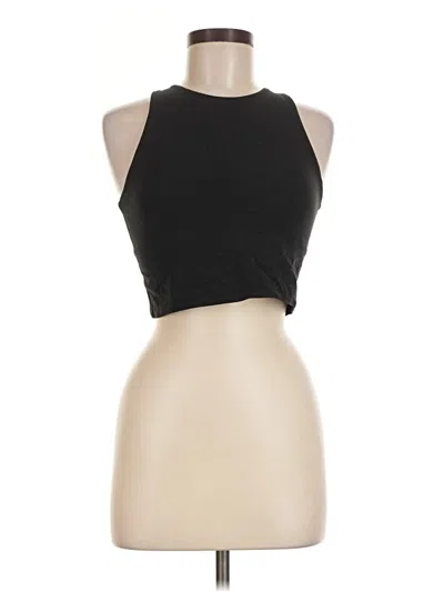 Pre-owned Athleta Tank Top Black Halter Neckline Tops