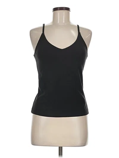 Pre-owned Athleta Tank Top Black Halter Neckline Tops