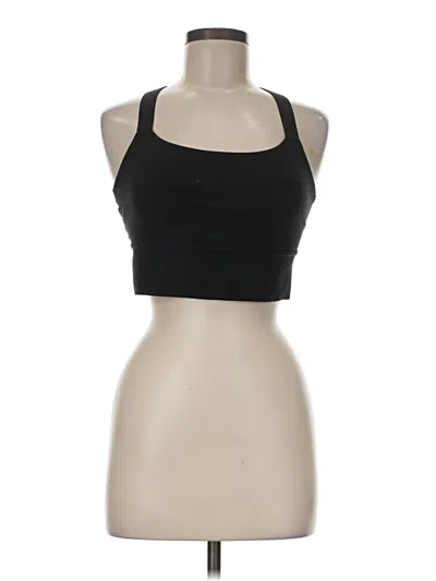 Pre-owned Athleta Tank Top Black Halter Neckline Tops