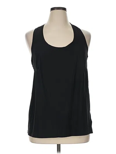 Pre-owned Athleta Tank Top Black Halter Neckline Tops