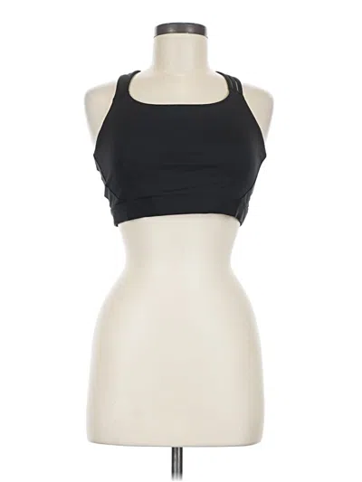 Pre-owned Athleta Tank Top Black Halter Neckline Tops