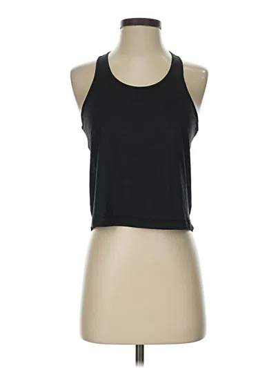 Pre-owned Athleta Tank Top Black Halter Neckline Tops