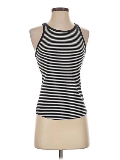 Pre-owned Athleta Tank Top Black Halter Neckline Tops