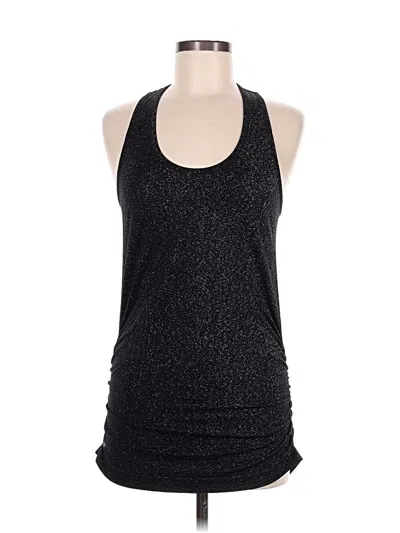 Pre-owned Athleta Tank Top Black Halter Neckline Tops