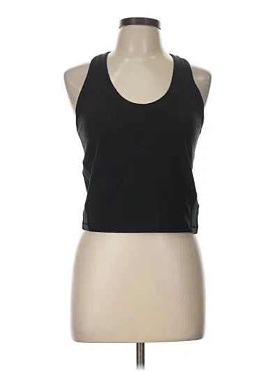 Pre-owned Athleta Tank Top Black Halter Neckline Tops