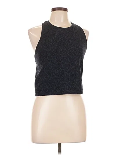 Pre-owned Athleta Tank Top Black Halter Neckline Tops