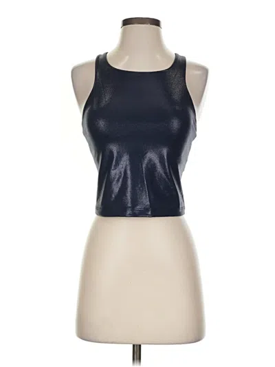 Pre-owned Athleta Tank Top Black Halter Neckline Tops