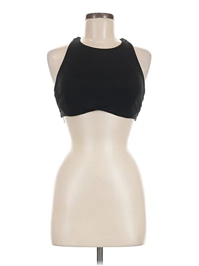 Pre-owned Athleta Tank Top Black Halter Neckline Tops