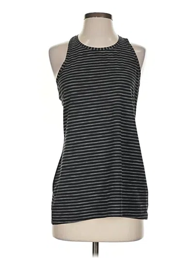 Pre-owned Athleta Tank Top Black Halter Neckline Tops