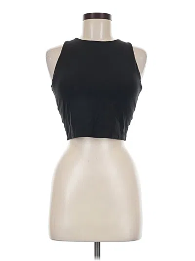 Pre-owned Athleta Tank Top Black Halter Neckline Tops