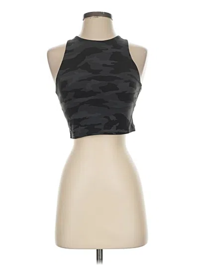 Pre-owned Athleta Tank Top Black Halter Neckline Tops