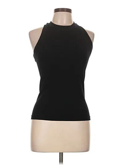 Pre-owned Athleta Tank Top Black Halter Neckline Tops
