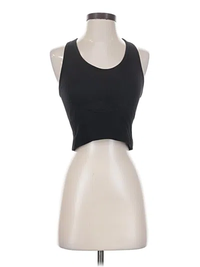 Pre-owned Athleta Tank Top Black Halter Neckline Tops