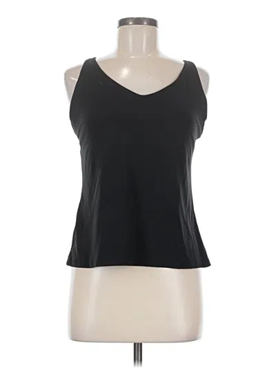 Pre-owned Athleta Tank Top Black Halter Neckline Tops