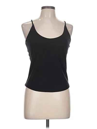 Pre-owned Athleta Tank Top Black Halter Neckline Tops