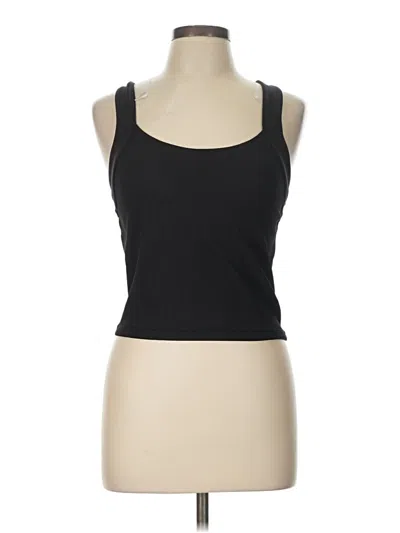 Pre-owned Athleta Tank Top Black Halter Neckline Tops