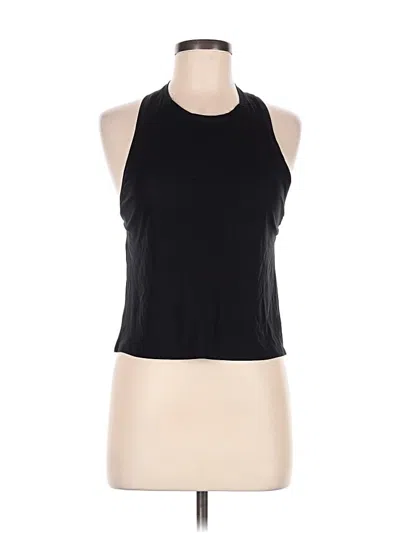 Pre-owned Athleta Tank Top Black Halter Neckline Tops