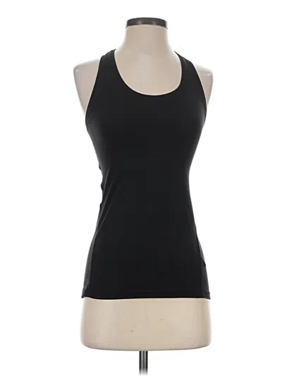Pre-owned Athleta Tank Top Black Halter Neckline Tops
