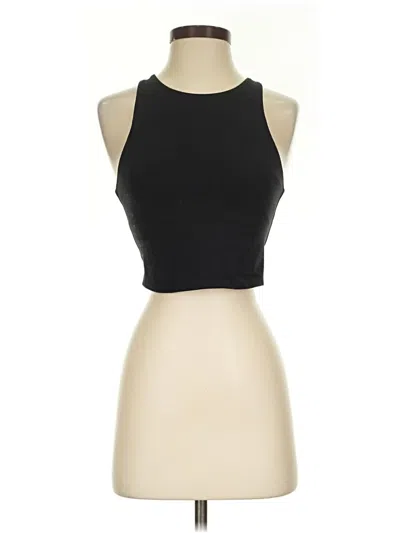 Pre-owned Athleta Tank Top Black Halter Neckline Tops