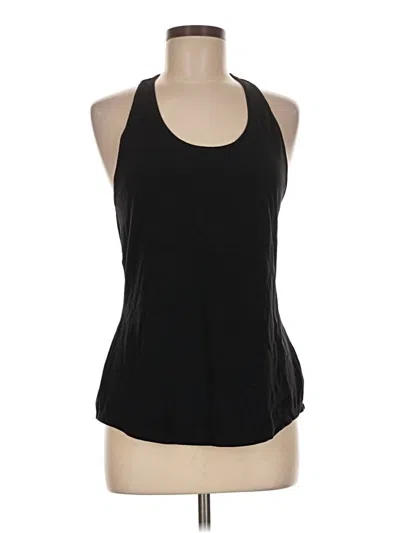 Pre-owned Athleta Tank Top Black Halter Neckline Tops