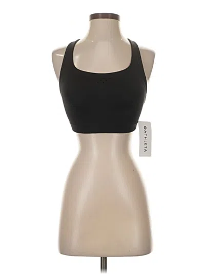 Athleta Tank Top Black Halter Neckline Tops In Blue
