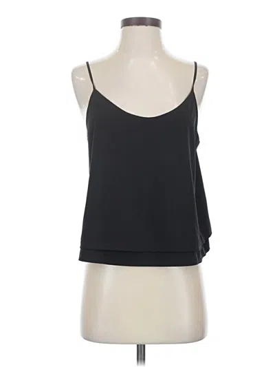 Pre-owned Athleta Tank Top Black One Shoulder Neckline Tops