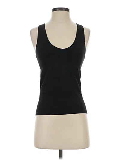 Pre-owned Athleta Tank Top Black Scoop Neck Tops