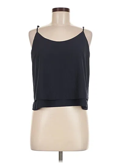 Pre-owned Athleta Tank Top Black Square Neckline Tops