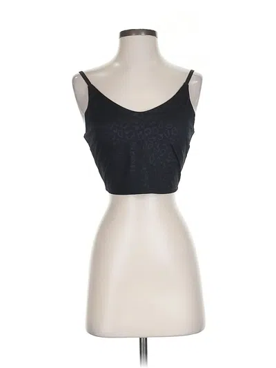 Pre-owned Athleta Tank Top Black Strapless Neckline Tops